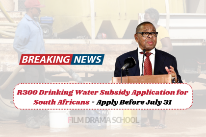 R300 Drinking Water Subsidy Application for South Africans