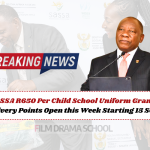 SASSA R650 Per Child School Uniform Grant - Delivery Points Open this Week Starting 15 Sept!
