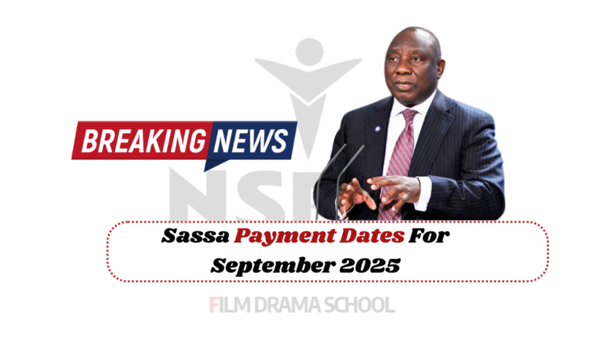 Sassa Payment Dates For September 2025